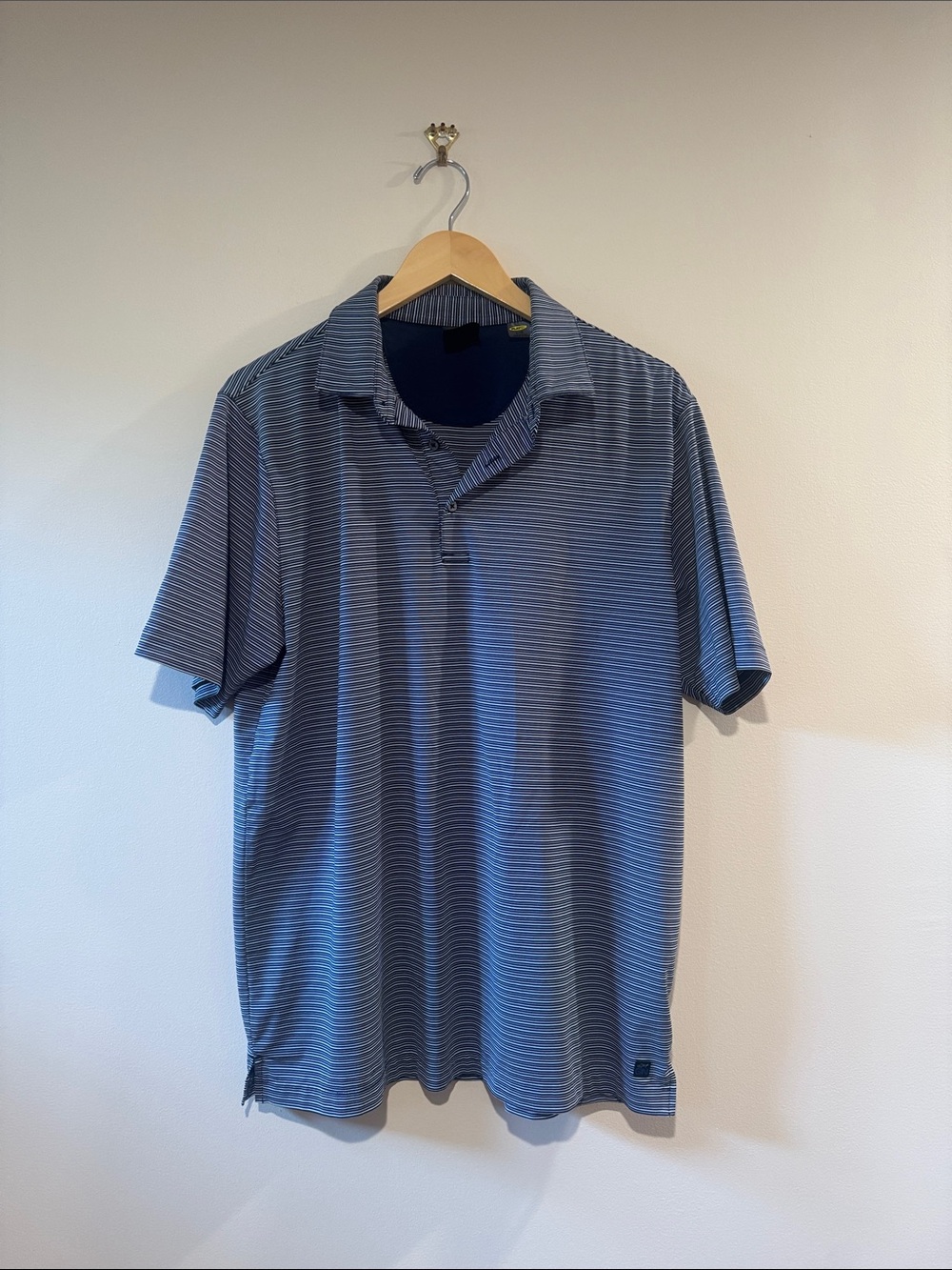 GN Blue Striped‎ Polo size large